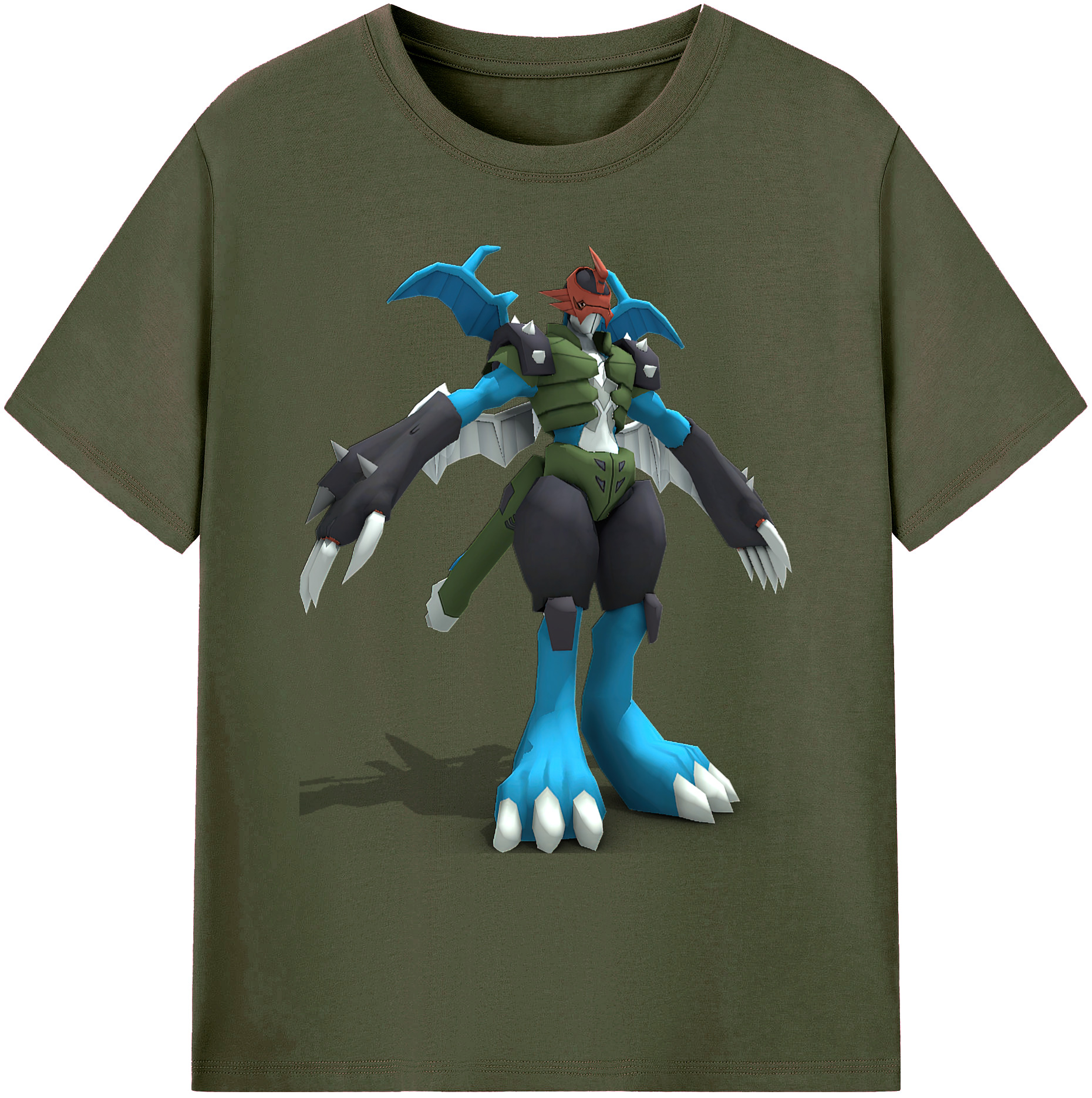 （画像用） Digimon デジタルモンスター/デジモン 綿100％ メンズ半袖Tシャツ｜肌触りやわらか＆通気性